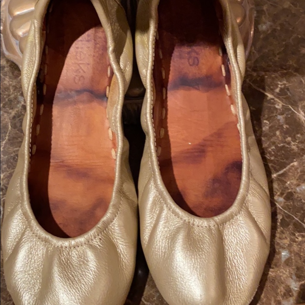 Tieks ballet flats limited release champagne
